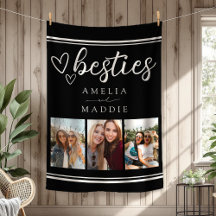 Besties modernes Collage photo noir et blanc