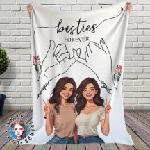 Besties pour toujours Promesse Pinky Personnalisée