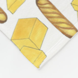 Couverture Polaire Beurre de pain Baguette Français Pain Foodie