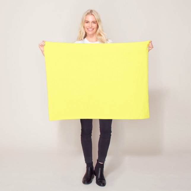 Couverture Polaire Beurre jaune (En situation)