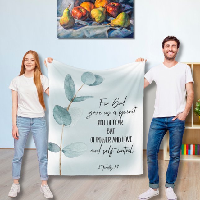 Couverture Polaire Bible verse  fleece blanket (Créateur téléchargé)