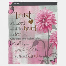 Couverture Polaire Bible Verse Soft Fleece Blanket