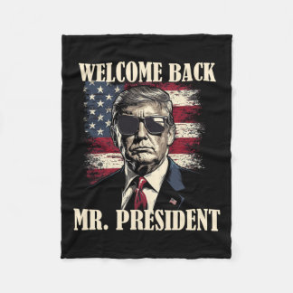 Couverture Polaire Bienvenue Byck M. le président Donald Trump Victoi