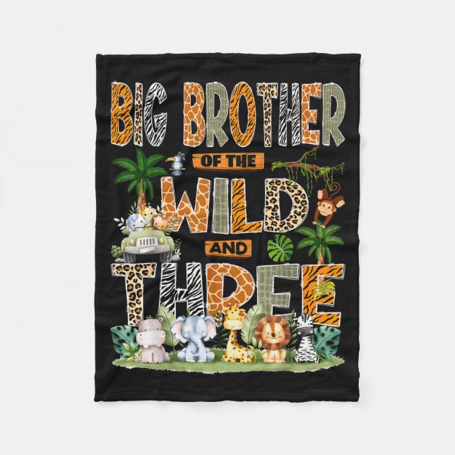 Couverture Polaire Big Brother Of The Wild &amp; Three 3rd Birthday S (Devant)
