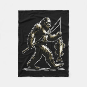 Couverture Polaire Bigfoot Walleye Chasse Angler Sasquatch Walleye F