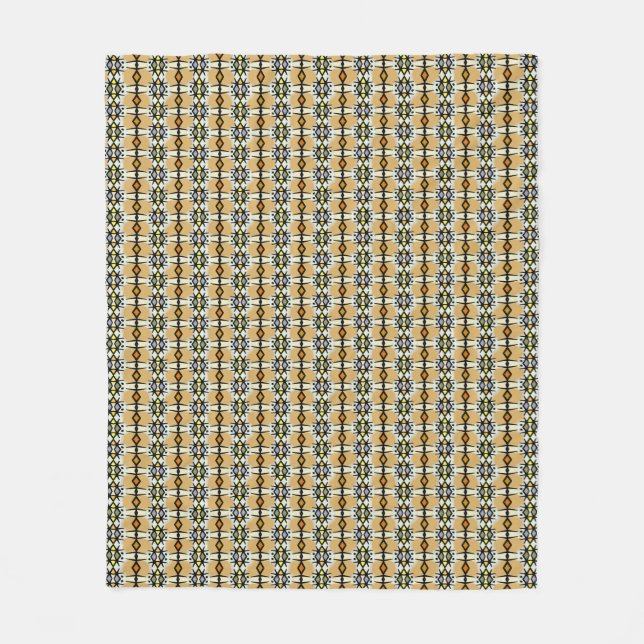 Couverture Polaire Bijoux du Congo - Blanche en polaire (Devant)