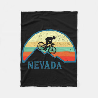 Couverture Polaire Bike Rider Nevada Mountain Biking Retro Mtb Moutai