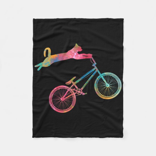 Couverture Polaire Biker Cat Owners Mountain Cycling And Biking For M (Devant)