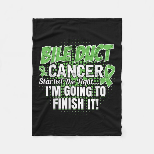 Couverture Polaire Bile Duct Cancer Sensibilisation Mal Finira Ce Com (Devant)