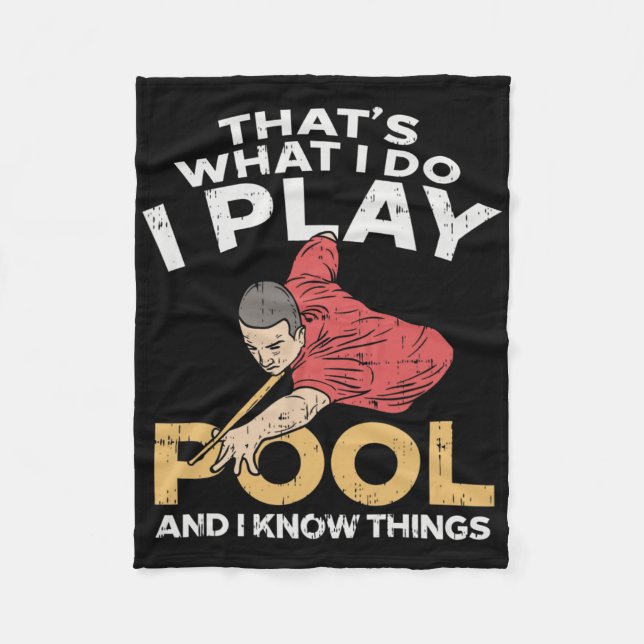 Couverture Polaire Billard S1 (Devant)