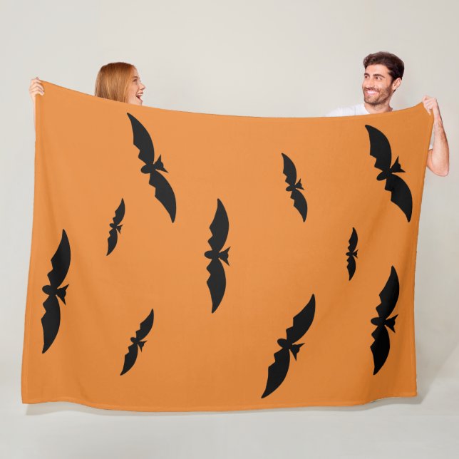 Couverture Polaire Bitty Bats (En situation)