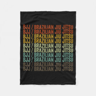 Couverture Polaire BJJ_Jiu Jitsu Brésilien Rétro