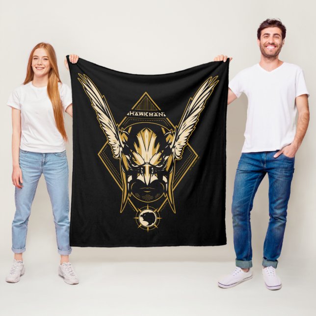Couverture Polaire Black Adam | Hawkman Helmet Graphic (En situation)