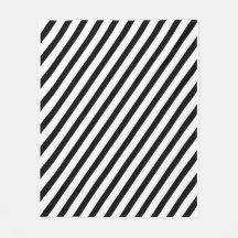 Black and White Diagonal Stripes