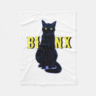Couverture Polaire Black Cat Binx Halloween fête des cadeaux