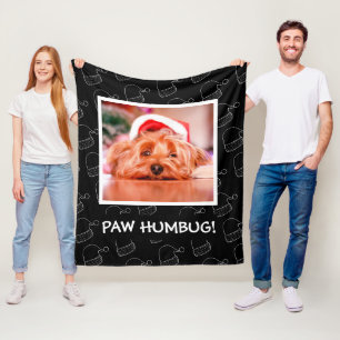 Couverture Polaire Black Christmas Pet Photo Hump