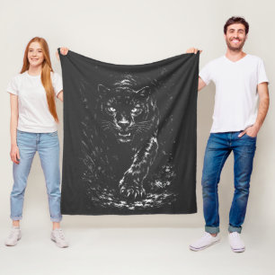 Couverture Polaire Black Panther — par BurnsInHell