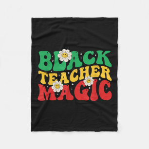 Couverture Polaire Black Teachers Magic History Mois Junetdix Mela