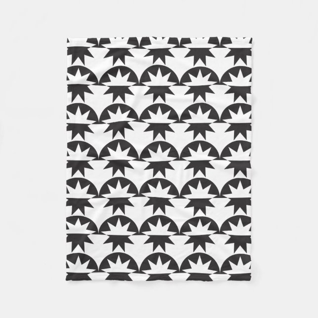 Couverture Polaire Black White Deco (Devant)