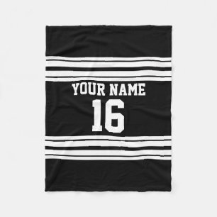 Couverture Polaire Black White Team