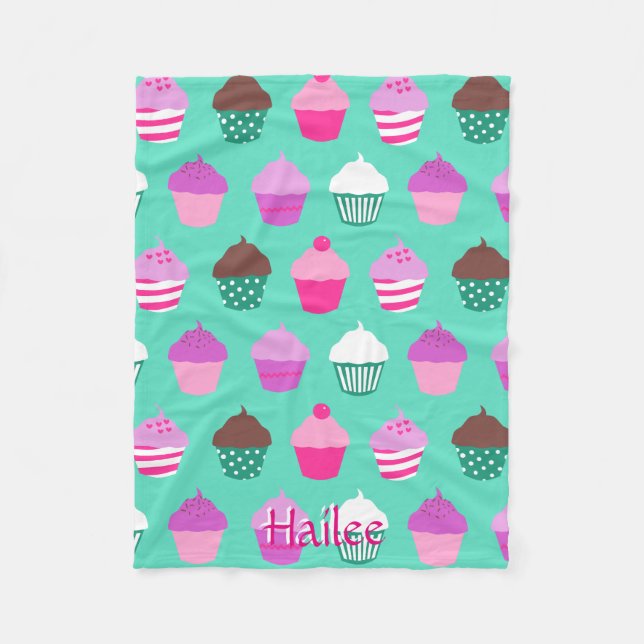 Couverture Polaire Blacket d'ouatine de petits gâteaux (Devant)