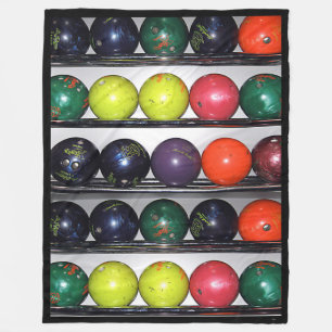 Couverture Polaire Blanche en polaire de Bowling
