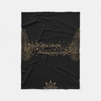 Couverture Polaire Blanche en polaire Dream Wings