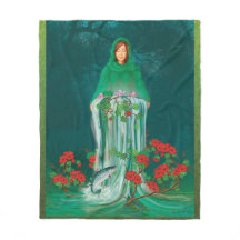 Blanche en polaire féminine divine