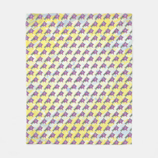 Couverture Polaire Blanche en polaire - Jaune, Collection de pièces p