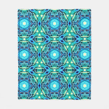 Blanche polaire bleu vert