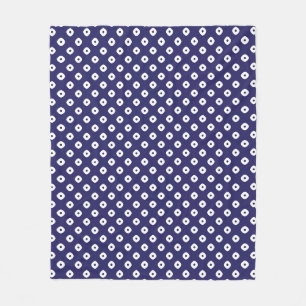 Couverture Polaire Blanche polaire bleue japonaise