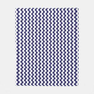 Couverture Polaire Blanche polaire bleue japonaise
