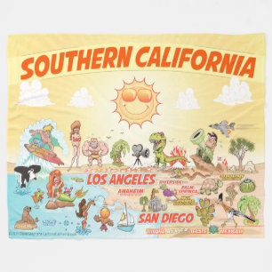 Couverture Polaire Blanche polaire de Californie du Sud
