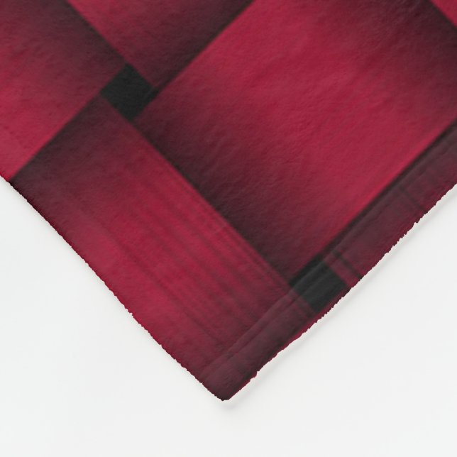 Couverture Polaire Blanche polaire en ruban rouge (Coin)