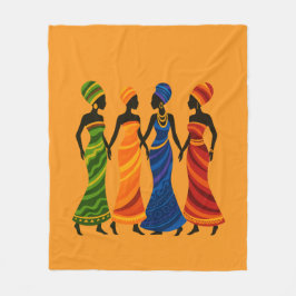 Couverture Polaire Blanche polaire pour femmes africaines