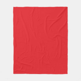 Couverture Polaire Blanche polaire rouge