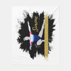 Couverture Polaire Blanche Simone Biles