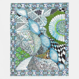 Couverture Polaire Blanche Zen-Fun