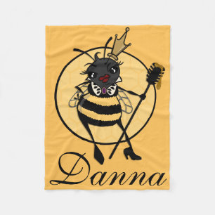 COUVERTURE POLAIRE BLANCHET PERSONNALISÉ DE QUEEN BEE FLEECE