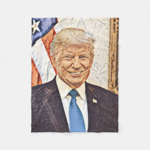 Couverture Polaire Blanchissement de la flotte d'art du président Don