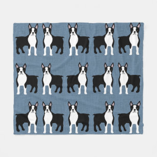 Couverture Polaire Blanchisserie de la flotte de Boston Terrier