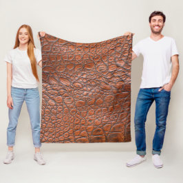 Couverture Polaire Blanchisserie en cuir