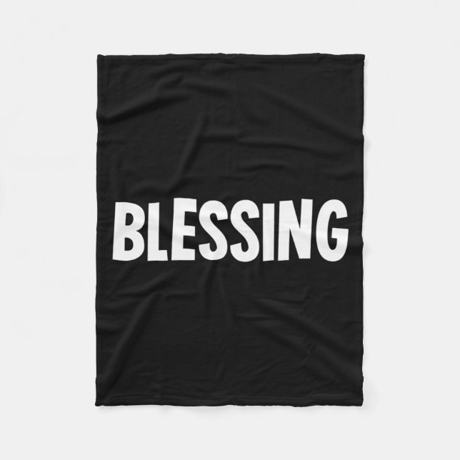 Couverture Polaire Blessing In Disguise Funny Halloween Costume Idea  (Devant)