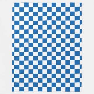 Couverture Polaire Bleu Checkered
