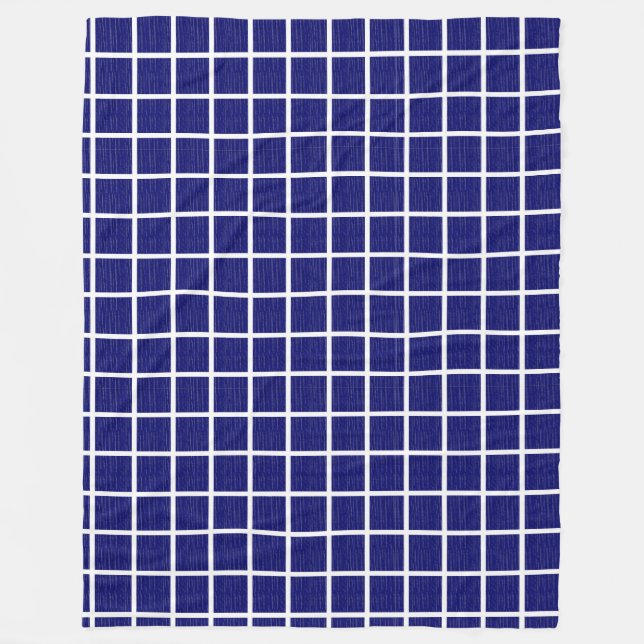 Couverture Polaire Bleu de la marine (Devant)