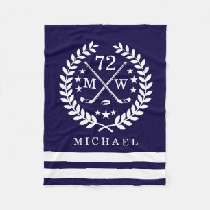 Couverture Polaire Bleu de minuit personnalisé d'All Star de joueur