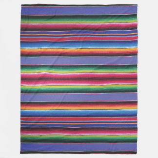 Couverture Polaire Bleu lumineux de Serape d'ouatine d'impression