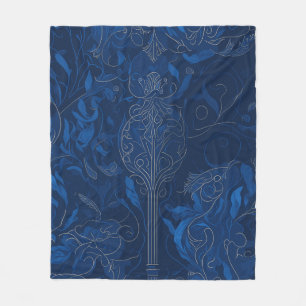 Couverture Polaire Bleu Royal