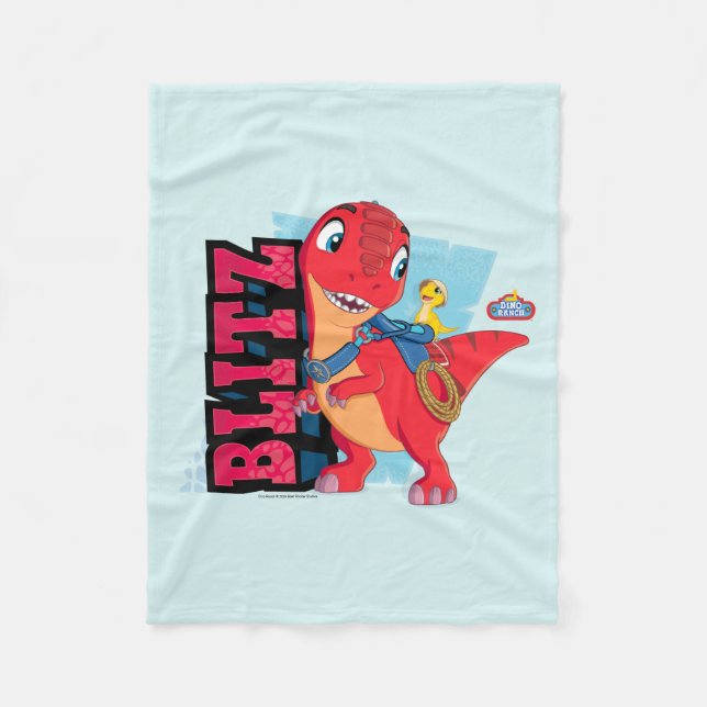 Couverture Polaire Blitz | Dino Ranch (Devant)