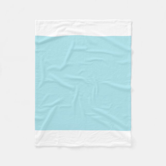 Couverture Polaire Blizzard bleu (Devant)